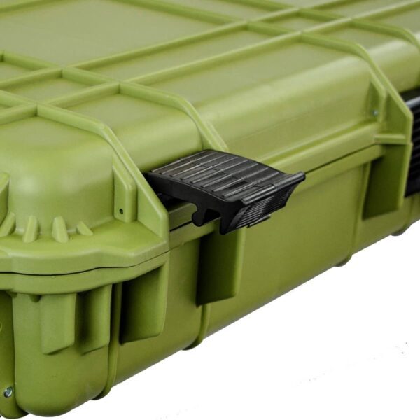 Eylar Overland Rugged Low Profile Storage Rack Hard-Shell Cargo Case Green (44 Inch) - Image 2