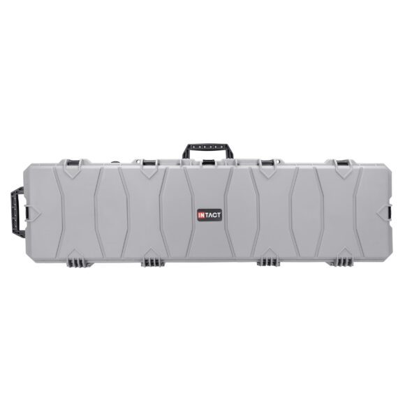 Eylar 54 Inch Intact Series Rolling Hard Rifle Case, Lightweight and Durable Stacker Design with Foam (Gray) - Image 3