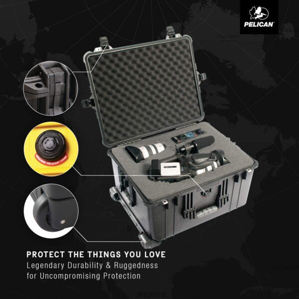 Pelican 1620 Case With Foam (Black) - Image 3
