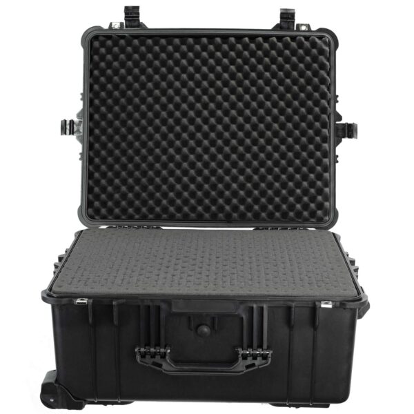 Eylar XL 23.75" Protective Roller Camera Hard Case for Cameras, Drones, Tools, and AV Equipment with IP67 Waterproof, Shock Resistant, and Customizable Foam Inserts (Black) - Image 5