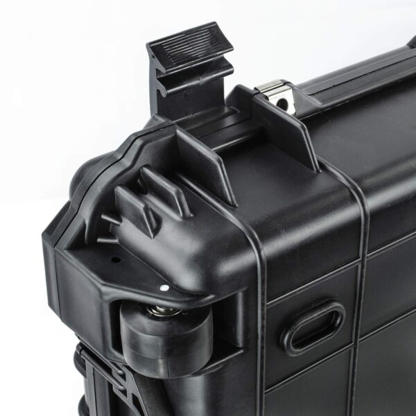 Eylar 38" Inch Protective Roller Rifle Hard Case with Foam, Waterproof & Crushproof, Two Rifles Or Multiple Guns, Pressure Valve with Lockable Fittings Black - Image 3
