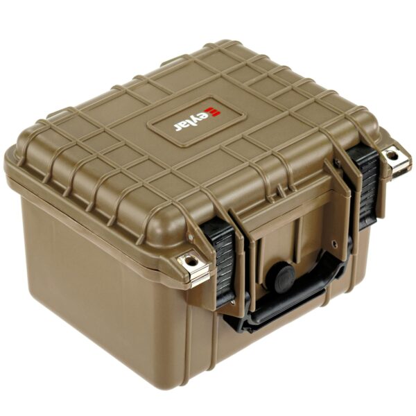 Eylar Small 10.62" Deep Gear, Equipment, Hard Camera Case Waterproof with Foam TSA Standards (Tan) - Image 5
