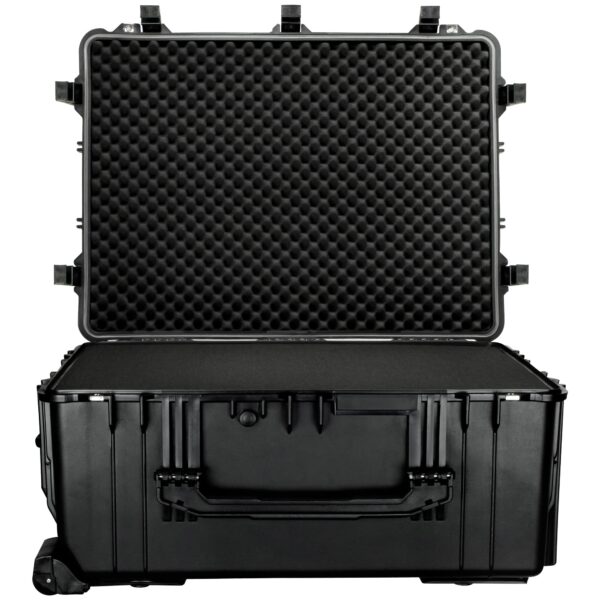 Eylar 31.5" X-Large Protective Roller Hard Case for Cameras, Drones, Tools, and AV Equipment with IP67 Waterproof, Shock Resistant, and Customizable Foam Inserts (Black) - Image 6