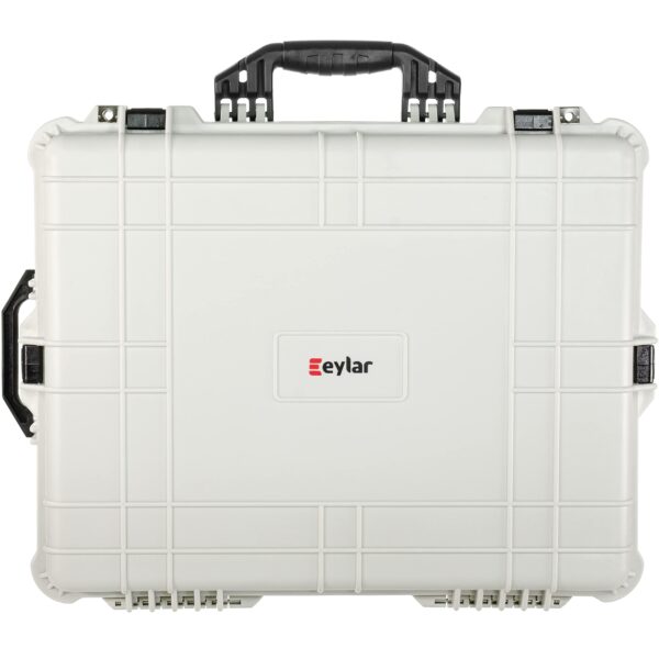 Eylar Extra Large 24 Inch Protective Hard Camera Case, Gear, Equipment, Devices, Monitor Case Waterproof with Foam TSA Standards Polar White - Image 3