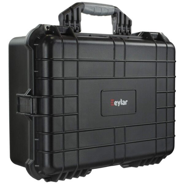 Eylar Large 20 Inch Protective Camera Case Water and Shock Proof With Foam (Black)