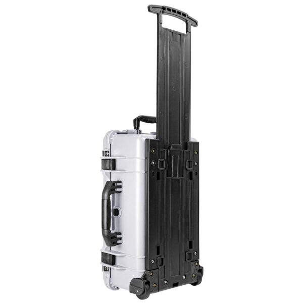 Eylar 22" Carry-On Roller Hard Case With Ragar Reconfigurable & Reusable XP Crosslink Foam, Waterproof, Shockproof For Equipment, Drones And Cameras, TSA Standard (2 Ragar Layers) (White) - Image 3