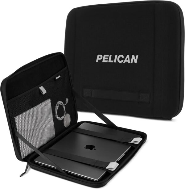 Pelican Adventurer - Laptop Bag/Case 14 Inch - [Elastic Carrying Handle] [Secure Zip Lock] Waterproof, Scratchproof and Heavy Duty Laptop Sleeve for All Laptops from 12 inches up to 14 inches - Black