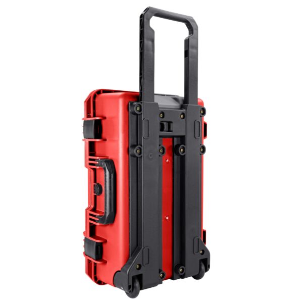 Eylar 22 Inch Intact Premium Series Hard Rolling Carry-On Travel Case, Lightweight and Durable Design with Foam (Red) - Image 3