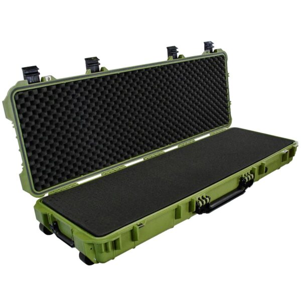 Eylar Overland Rugged Low Profile Storage Rack Hard-Shell Cargo Case Green (44 Inch) - Image 4