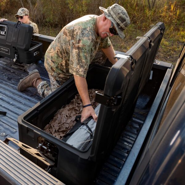 Pelican Cargo Case BX135 - Truck Tool Box, Cargo Carrier for Roof and Truck Bed, Overland Case, Outdoor Waterproof Storage Box (Black) - Image 3