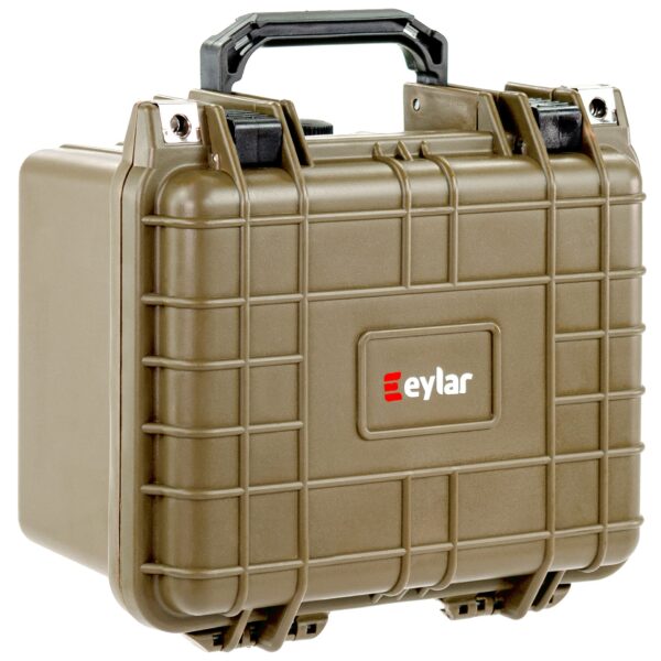 Eylar Small 10.62" Deep Gear, Equipment, Hard Camera Case Waterproof with Foam TSA Standards (Tan) - Image 6