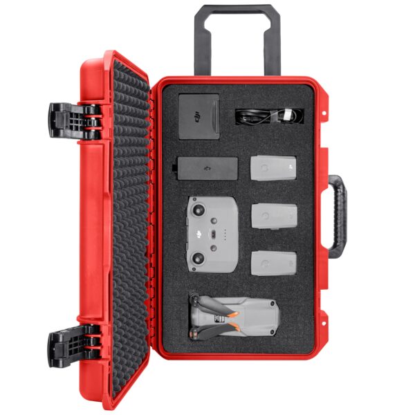 Eylar 22 Inch Intact Premium Series Hard Rolling Carry-On Travel Case, Lightweight and Durable Design with Foam (Red) - Image 6