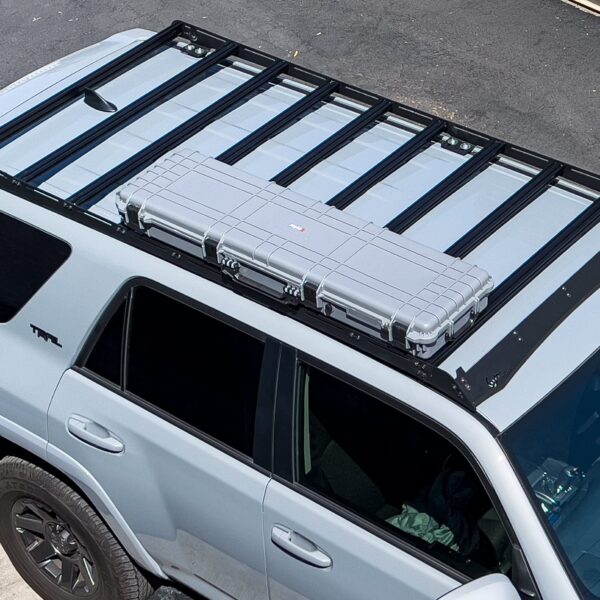 Eylar Overland Rugged Low Profile Storage Rack Hard-Shell Cargo Case Green (44 Inch) - Image 9