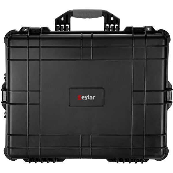 Eylar Extra Large 24 Inch Hard Gun Case Waterproof with Foam TSA Standards (Black) - Image 3