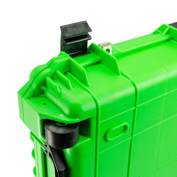 Eylar Protective Roller Rifle Hard Case With Foam, Waterproof & Crushproof, Two Rifles Or Multiple Guns, Pressure Valve With Lockable Fittings Neon Green (38") - Image 2