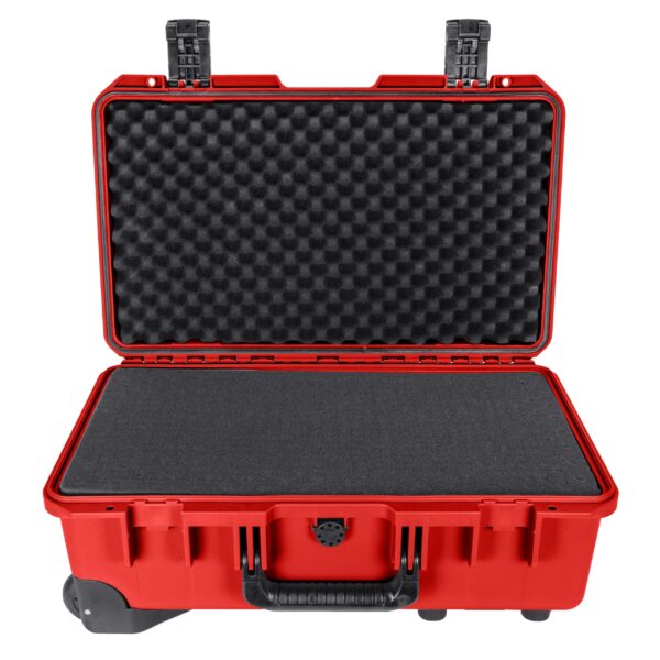 Eylar 22 Inch Intact Premium Series Hard Rolling Carry-On Travel Case, Lightweight and Durable Design with Foam (Red) - Image 5