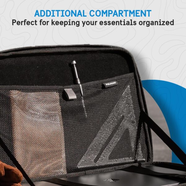Pelican Adventurer - Laptop Bag/Case 14 Inch - [Elastic Carrying Handle] [Secure Zip Lock] Waterproof, Scratchproof and Heavy Duty Laptop Sleeve for All Laptops from 12 inches up to 14 inches - Black - Image 6