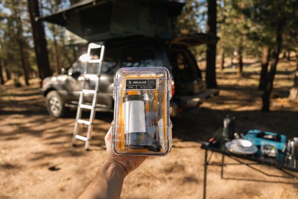 Pelican M60 Micro Case - Waterproof Case (Dry Box, Field Box) for iPhone, GoPro, Camera, Camping, Fishing, Hiking, Kayak, Beach and More (Black) - Image 3