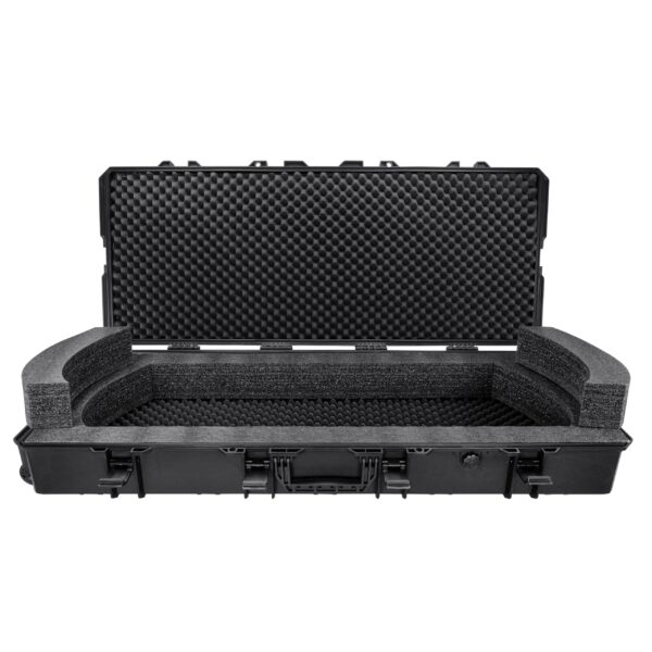 Eylar 48 Inch Intact Series Rolling Deep Hard Bow Case, Lightweight and Durable Stacker Design with Pre-Cut Foam Insert (Black) - Image 6