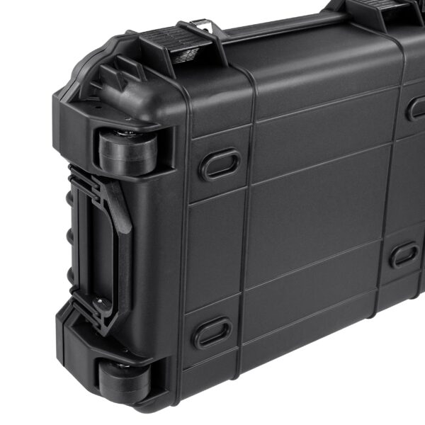 Eylar 44” Hard Rifle Case Equipped With Ragar Reconfigurable & Reusable XP Crosslinked Foam Insert, Waterproof, Shockproof Meets TSA Requirements (Black) - Image 3