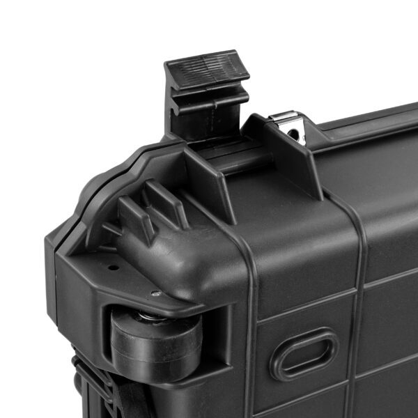 Eylar 53” Hard Rifle Case Equipped With Ragar Reconfigurable & Reusable Foam Insert, Waterproof, Shockproof Meets TSA Requirements (Black) - Image 2