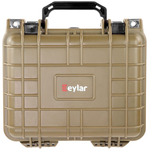Eylar Small 10.62" Deep Gear, Equipment, Hard Camera Case Waterproof with Foam TSA Standards (Tan)
