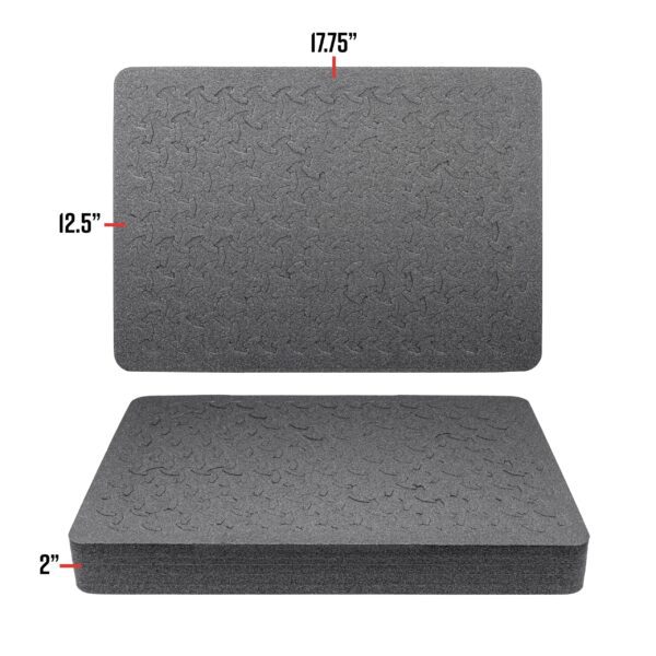 Eylar 20" Large Hard Case Equipped With Ragar Reconfigurable & Reusable XP Crosslinked Foam Insert, Waterproof, Shockproof For Equipment, Drones And Cameras (2 Ragar Layers) (Gray) - Image 7