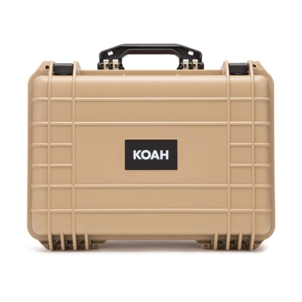 Koah Weatherproof Hard Case with Customizable Foam (18 x 14 x 7 Inch) - Tan - Image 9