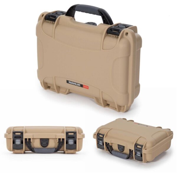 Nanuk 909 Waterproof Hard Case with Foam Insert for GoPro Hero 9 & 10 - Tan (909-GOPH90) - Image 7