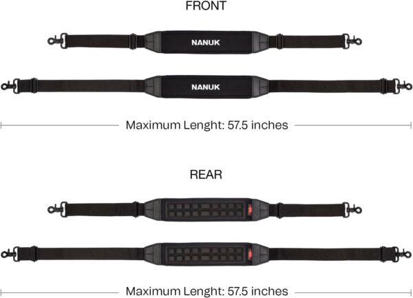 Nanuk Neoprene Adjustable Shoulder Strap with Closed AirCell Cushioning (Black) - Image 6
