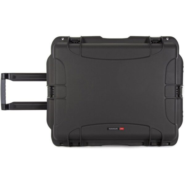 Nanuk Wheeled Series 955 Lightweight NK-7 Resin Waterproof Hard Case with Lid Organizer and Padded Divider, Black - Image 4