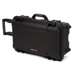 Nanuk Media Series 935 Waterproof Wheeled Hard Case with Lid Organizer and Foam Insert for DSLR Cameras, Black