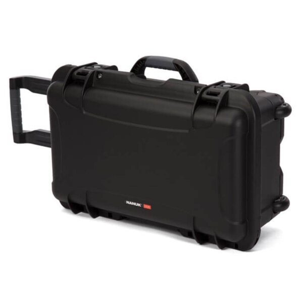 Nanuk Media Series 935 Waterproof Wheeled Hard Case with Lid Organizer and Foam Insert for DSLR Cameras, Black