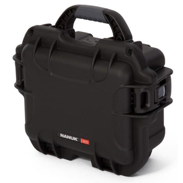 Nanuk Small Series 905 Lightweight NK-7 Resin Waterproof Protective Case with Foam for Rode Link Wireless, Black