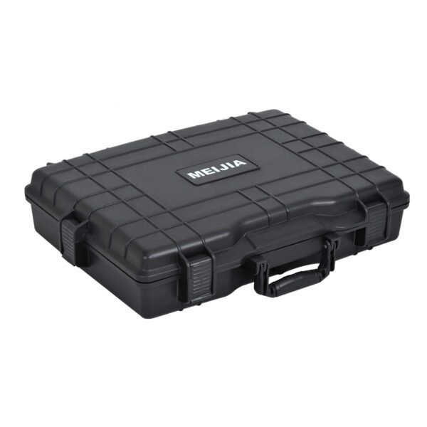 MEIJIA Waterproof Hard Camera Case,Hard Case with Customized Fit Foam Included, Elegant Black,Fit for Computers,Camera,Lens (21.62"X17.25"X4.87")