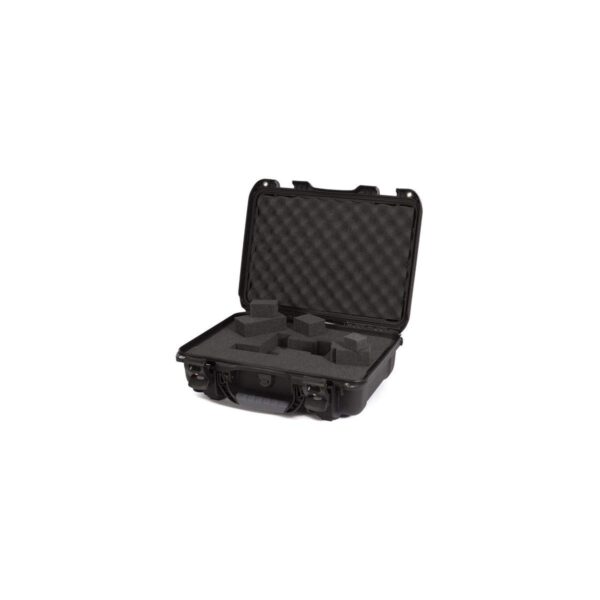 Nanuk 923-1001 Waterproof Hard Case with Foam Insert and Incorporated TSA Approved Travel Lock Latches - Black, Medium Series