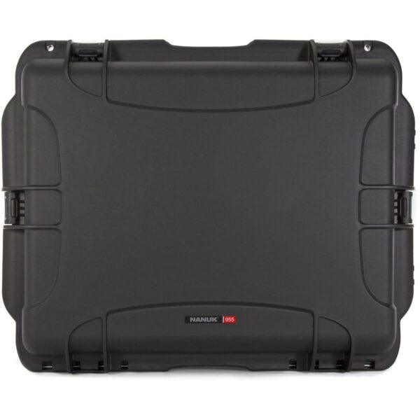 Nanuk Wheeled Series 955 Lightweight NK-7 Resin Waterproof Hard Case with Lid Organizer and Padded Divider, Black - Image 5