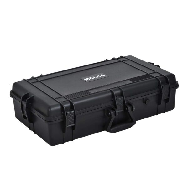 MEIJIA All Weather Waterproof Hard Camera Case,Hard Case with Customizable Fit Foam,Fit Use of Drones,Camera,Equipments,Pistols,Elegant Black (Black, 28.84"x16.92"X7.08") - Image 8