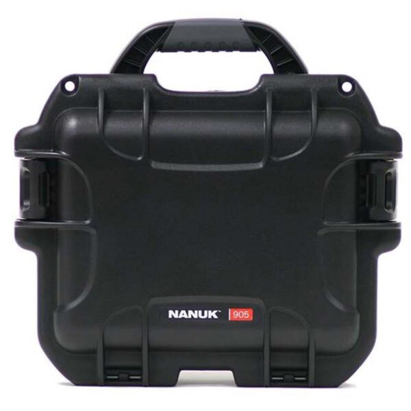 Nanuk Small Series 905 Lightweight NK-7 Resin Waterproof Protective Case with Foam for Point & Shoot Camera or Binoculars, Black