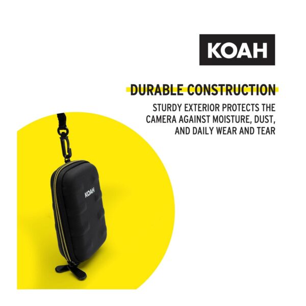 KOAH Pro Case for Point and Shoot Camera, Compact Camera Case, Protective Camera Case for Compact Camera, Point, and Shoot Camera Bag, Padded Camera Case, Point & Shoot Camera Pouch for Photographers - Image 8