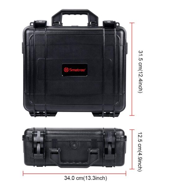 Smatree 13.4L Hard Carrying Case Compatible for DJI Mavic 2 Pro/Mavic 2 Zoom Fly More Combo(Upgrade Edition), Waterproof Hard Case for DJI mavic 2 pro/Zoom and Accessorie(Not fit for Smart Controller) - Image 5