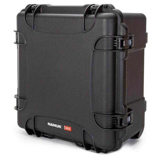 Nanuk Wheeled Series 968 Lightweight NK-7 Resin Waterproof Hard Case with Foam Insert, Black