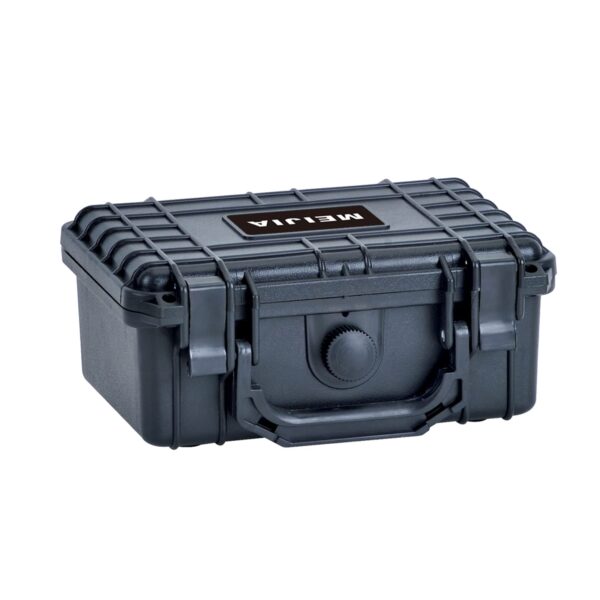 MEIJIA Portable All Weather IP67 Waterproof Protective Case, Hard Case,Camera Case With Customizable Foam,Fit Use of Drones, Cameras,Equipments (Black, 8.12x6.56x3.56inches)