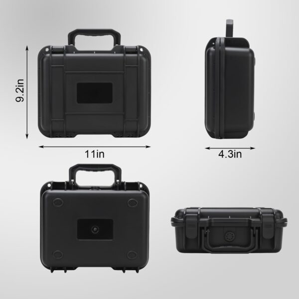 HOPELJ Waterproof Hard Case for DJI Mini 4K,Shock Absorbing and Pressure Resistant Carrying Case for DJI Mini 4K/Mini 2 SE/Mini 2 Drone, Controller, Battery and Battery Charger.