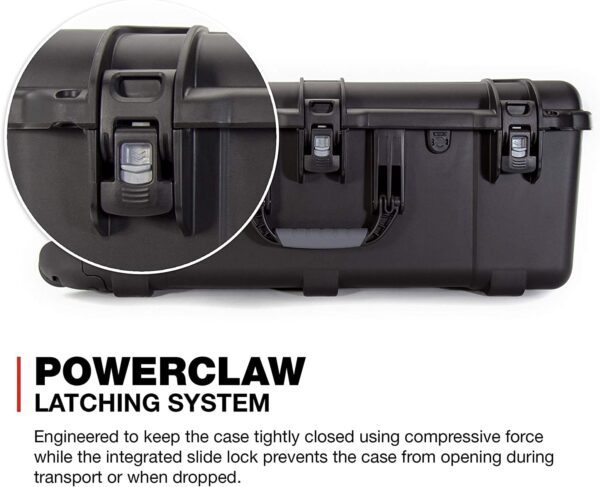 Nanuk Wheeled Series 963 Waterproof Hard Case with Lid Organizer and Padded Dividers, Black - Image 4