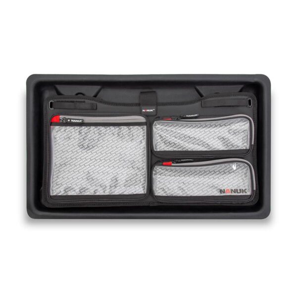 Nanuk 938 Waterproof Hard Case with Lid Organizer, Padded Divider, Wheels (Black, 51 L) - Image 3
