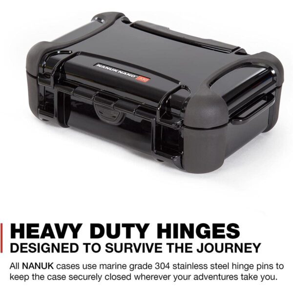 Nanuk 330-0001 Nano Series Waterproof Large Hard Case for Phones, Cameras and Electronics (Black) - Image 8