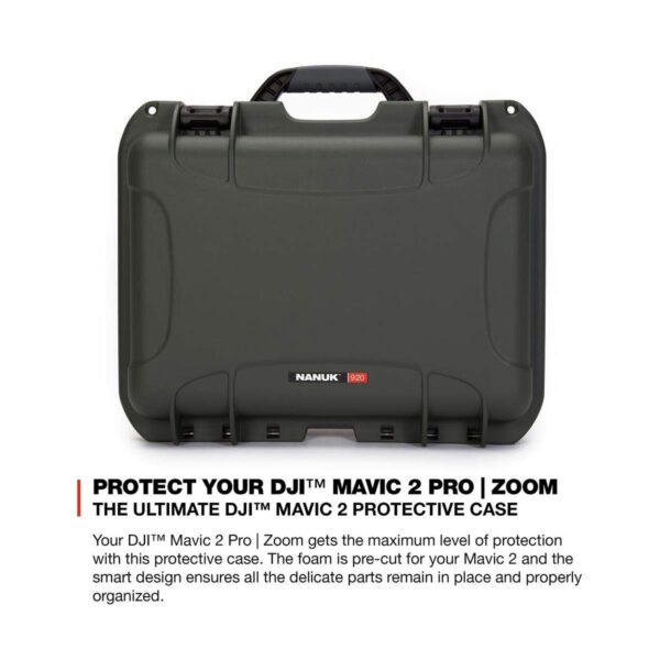 Nanuk Case w/foam insert for DJI Mavic 2PZ - Olive 920-MAV2PZ6 - Image 5