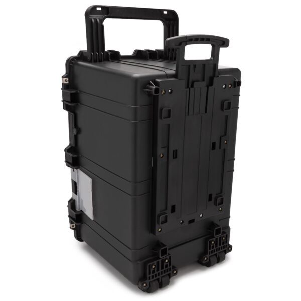 Koah Weatherproof 32" XXXL Roller Hard Case with Customizable Foam and Retractable Handle - 130 Liters Durable Protection for Equipment (32"x20"x20" Exterior, 28"x18"x16" Interior, Black) - Image 4