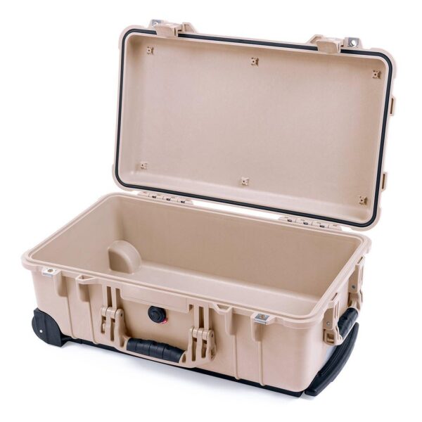 ColorCase Pelican Protector 1510 Carry-on Case Desert Tan - Medium Size Waterproof Case (Case Only) - Desert Tan Handles Latches